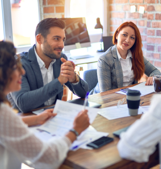Panel of GTM leaders discussing operational strategy during a live event